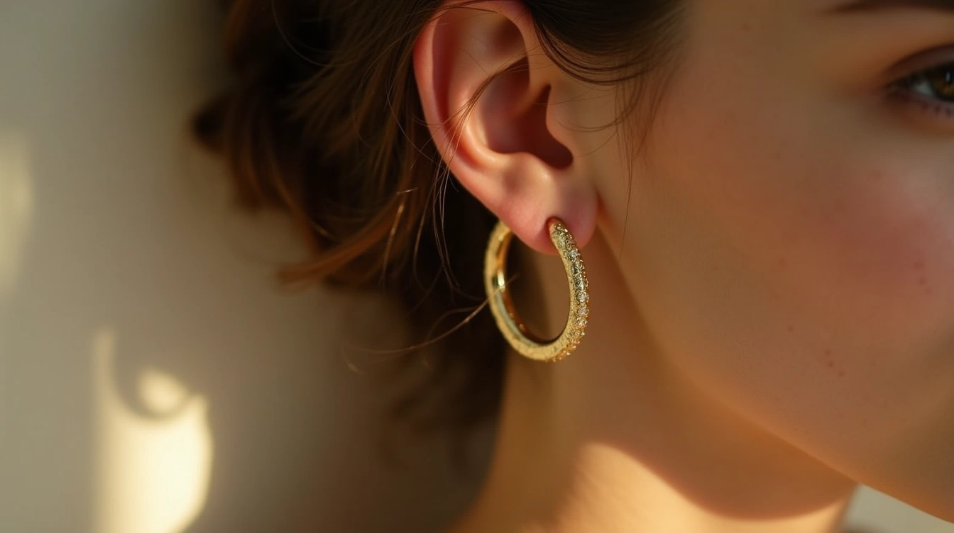 Choisir ses boucles d’oreilles dorées selon sa morphologie